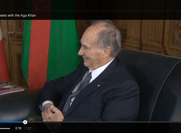 Extended Video: Canadian Prime Minister Justin Trudeau welcomes His Highness the Aga Khan