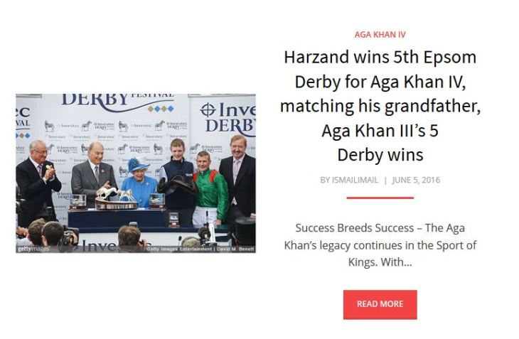 Harzand English Derby win