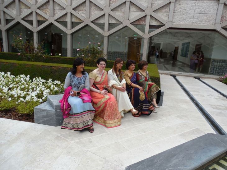 Ismaili ladies gather for a social function