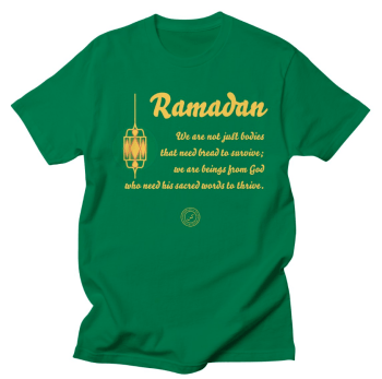 Rahim Snow: Remember the meaning of Ramadan with this t-shirt