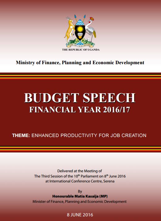 Uganda's 2016-7 Budget Speech highlights AKDN's Teaching Hospital to be ready in 2020 - Full Doc