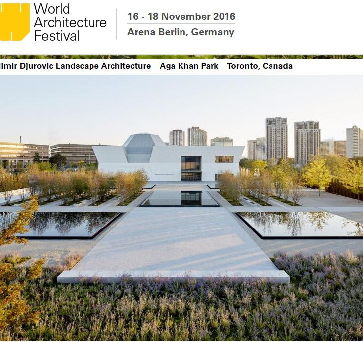Aga Khan Park by Vladimir Djurovic Landscape Architecture. Photo courtesy of WAF