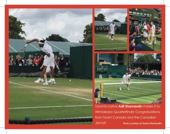 Canadian Adil Shamasdin - 2016 Wimbledon Quarterfinals