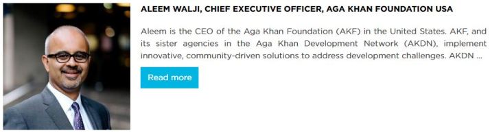 Aleem Walji, AKF USA CEO - Guest Speaker at the 2nd Vatican Impact Investing Conference