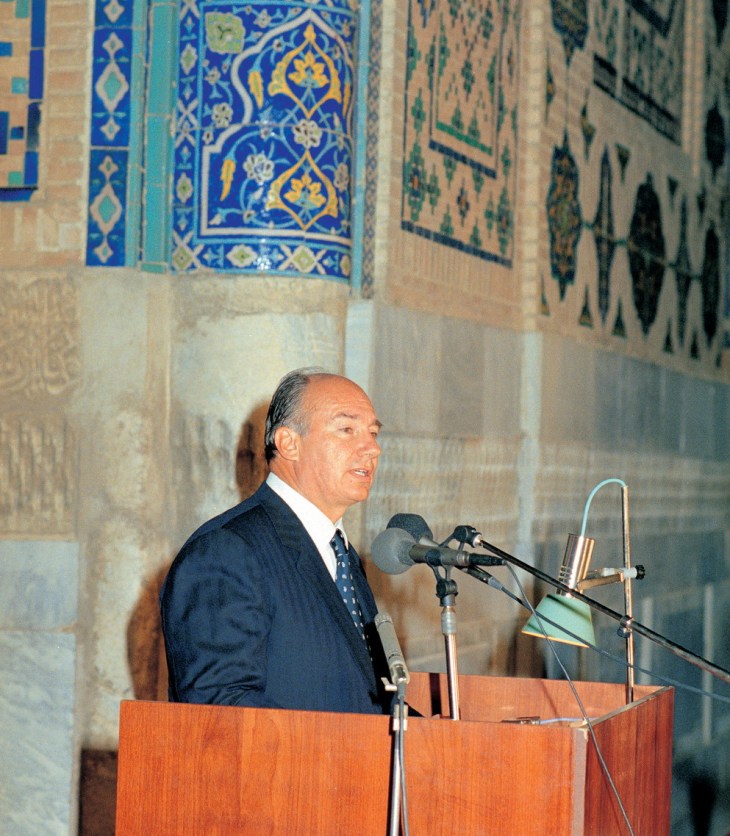 Award Ceremony, 1992 Aga Khan Award for Architecture, Samarqand. Photo: AKDN