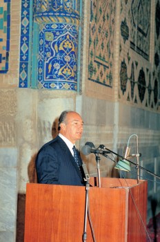 Award Ceremony, 1992 Aga Khan Award for Architecture, Samarkand. Photo: AKDN/Gary Otte
