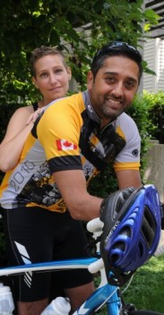 Burnaby cancer survivor Adam Charania cycling in fundraiser
