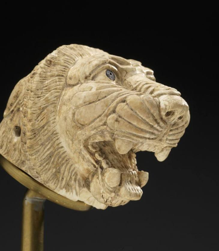 Lion’s Head; Historic Syria; 9th–8th centuries BC; Ivory, carved. With permission of the Royal Ontario Museum © ROM.