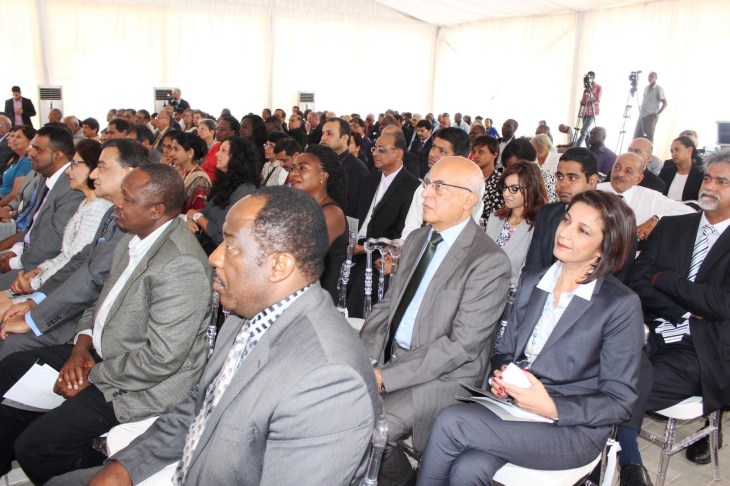 Princess Zahra Aga Khan attends the ceremony, launching the expansion plans of the Aga Khan Hospital in Tanzania