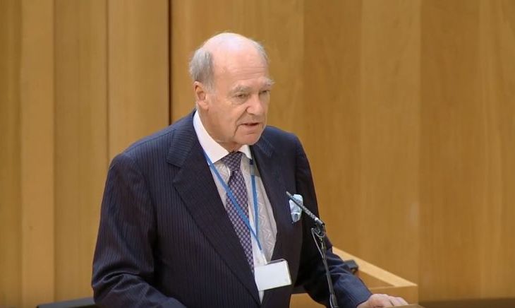 Amyn Aga Khan delivers speech at Scottish Parliament Edinburgh International Culture Summit