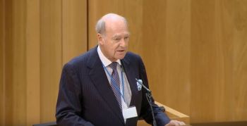 Amyn Aga Khan delivers speech at Scottish Parliament Edinburgh International Culture Summit