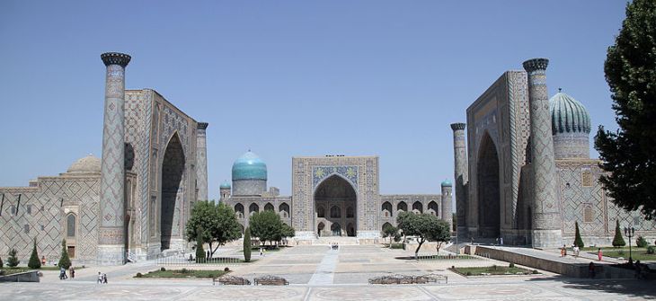 Registan Square, Samarkand. Photo: Wikepedia
