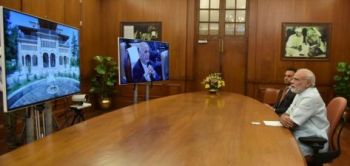 Prime Minister of India and President of Afghanistan inaugurate restored Stor Palace in Kabul completed by Aga Khan Trust for Culture