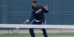 Zain Manji playing tennis