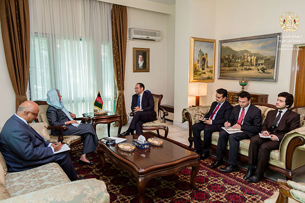 Diplomatic Representative of the Aga Khan Development Network, Nurjehan Mawani Calls on the Afghanistan Minister of Foreign Affairs