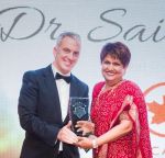Dr. Saida Rasul receives Darpan Magazine's 2016 Annual Extraordinary Achievement Award for Advancing Philanthropy