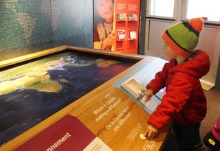 Aga Khan Foundation Canada's interactive traveling exhibition on global development work drew hundreds to Museum Square