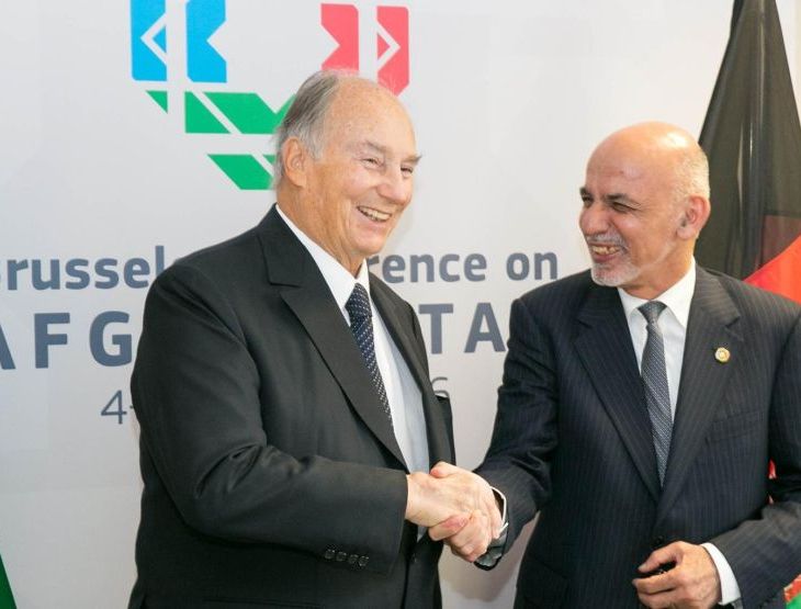 His Highness Prince Karim Aga Khan at the Brussels Conference on Afghanistan