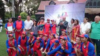 Humera Azam for Pakistan's Female Cricket Under 16 Team