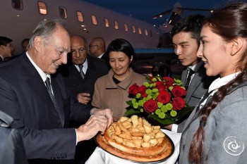 His Highness the Aga Khan arrives in Kyrgyz Republic ahead of University of Central Asia Naryn Campus inauguration | The Ismaili