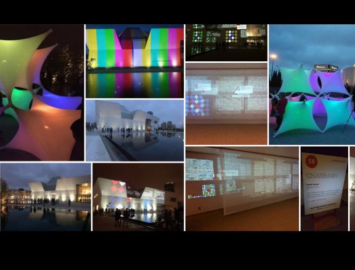 #SensoryCity, #CharBagh, #NuitBlanche #NbTO16 - Lights, Sounds, Shadows, People at the #AgaKhanPark & #AgaKhanMuseum