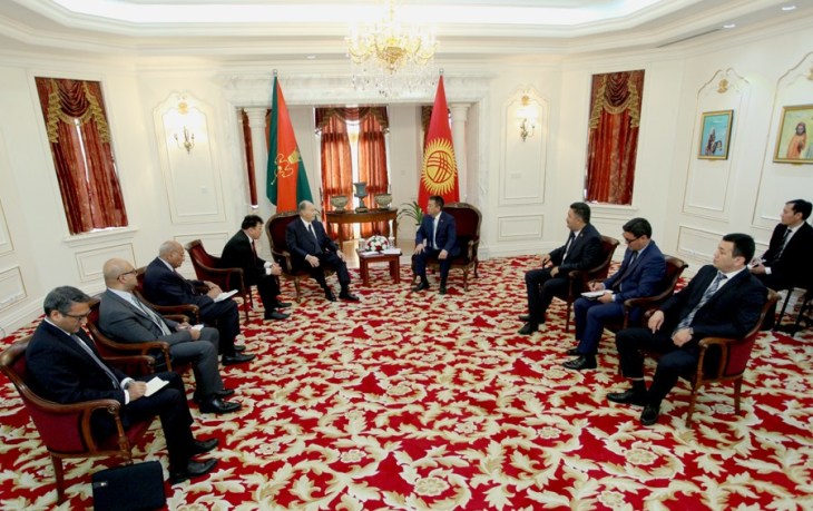 Kyrgyz Parliament Speaker Tursunbekov, Prince Aga Khan IV discuss bilateral ties