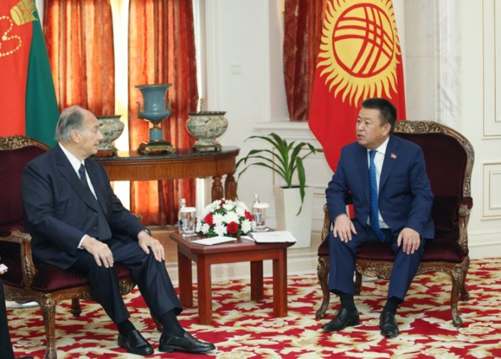 Kyrgyz Parliament Speaker Tursunbekov, Prince Aga Khan IV discuss bilateral ties