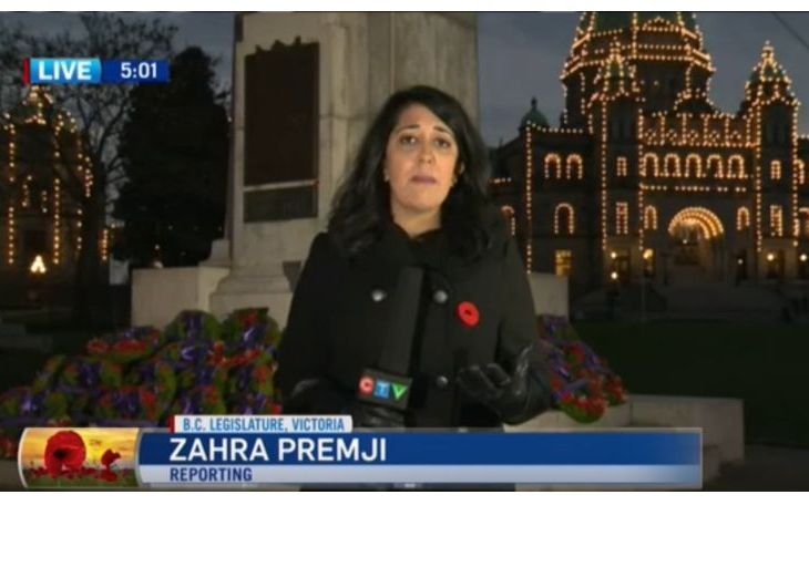 Zahra Premji appointed news reporter at Global News Winnipeg