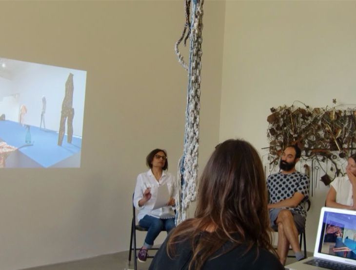 Zainub Verjee speaking at Critics Forum: 3 Critics, 3 Exhibitions in Toronto