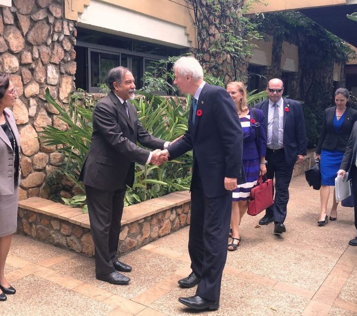 Minister Dion participated in a working lunch with heads of agencies from the Aga Khan Development Network. The Minister also took the opportunity to sign a Memorandum of Understanding for co-operation during emergencies, building on the longstanding relationship between Canada and the Aga Khan Foundation. (Image credit: Canada’s Foreign Policy—Global Affairs Canada)