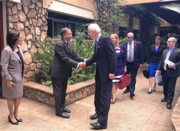 Minister Dion participated in a working lunch with heads of agencies from the Aga Khan Development Network. The Minister also took the opportunity to sign a Memorandum of Understanding for co-operation during emergencies, building on the longstanding relationship between Canada and the Aga Khan Foundation. (Image credit: Canada’s Foreign Policy—Global Affairs Canada)
