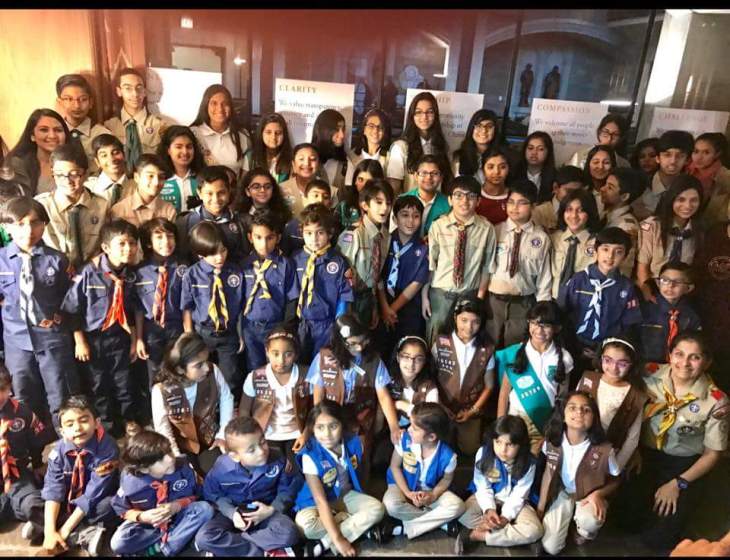 Ismaili Boy and Girl Scouts of Midwestern USA Jamat participates in Interfaith Thanksgiving Service
