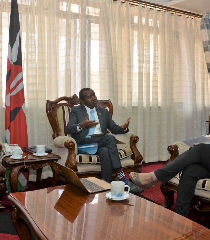 Kenya: Cabinet Secretary for Information, Communications and Technology receives senior Aga Khan Development Network official