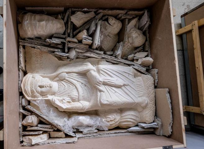 Works rescued in Syria (Image credit: LM / AKTC via LaVanguardia)