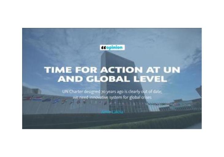 Dr. Amir Lakha: Time for action at UN and global level