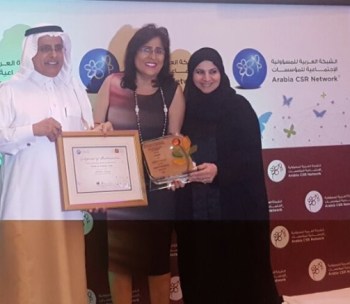 Roxana Jaffer, Director: Holiday Inn Dubai wins Arabia CSR Award