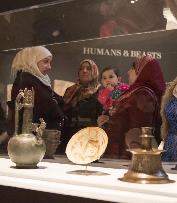 Artful integration. “Syria: A Living History,” at the Aga Khan Museum. (Institute for Canadian Citizenship / Andrew Williamson)