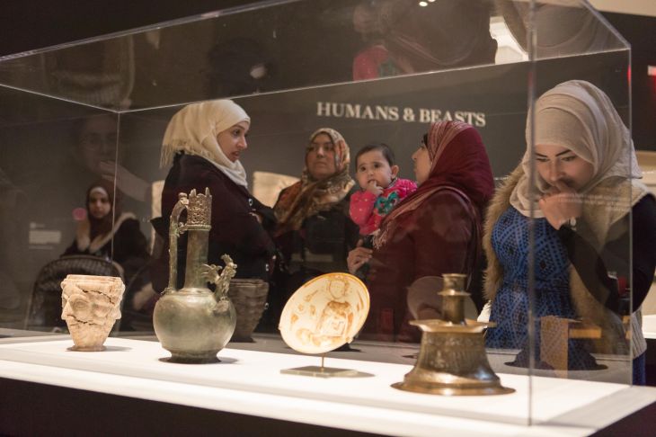 Artful integration. “Syria: A Living History,” at the Aga Khan Museum. (Institute for Canadian Citizenship / Andrew Williamson)