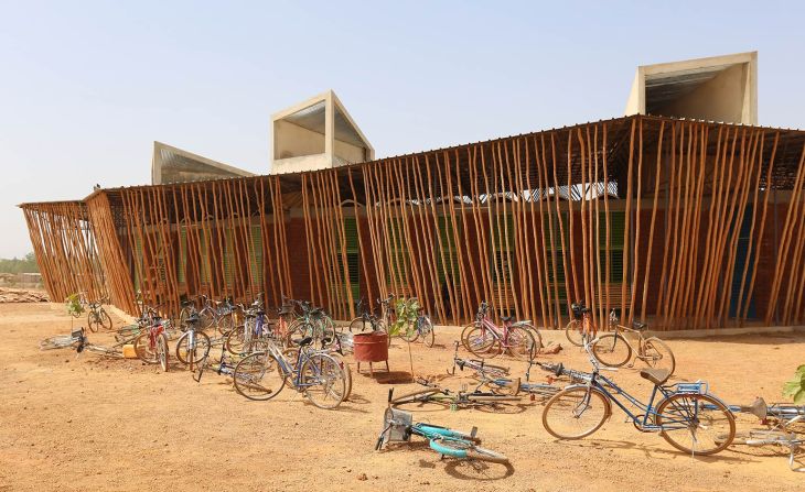 Ventilation systems are built into this Francis Kéré-designed building to deflect heat. (Image credit: Wallpaper*)