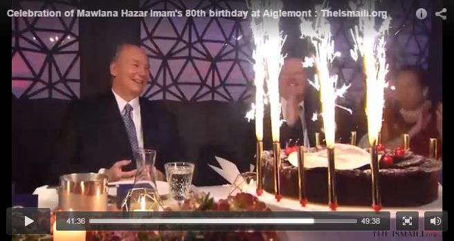 Video & Photo Gallery: Imam of the Ismaili Muslim Community, His Highness the Aga Khan's milestone 80th birthday celebration