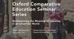 Learning in an uncertain world: University of Oxford and Aga Khan Foundation launches 8 weeks online seminar series
