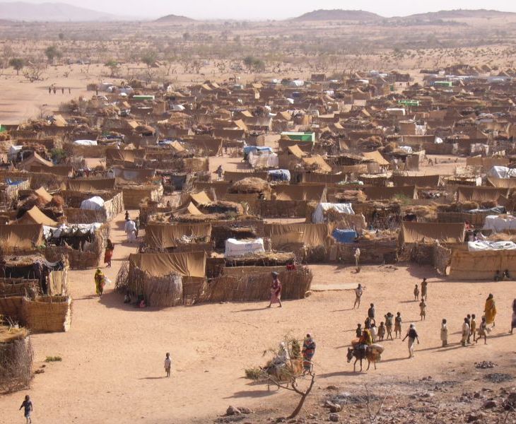 A Darfur refugee camp in Chad, circa 2005. (Image credit: Camden Herald )