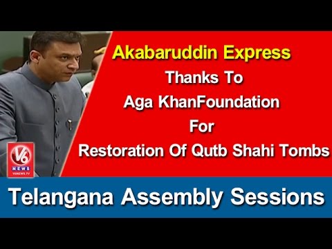 Telangana State's Legislative Assembly Member thanked Aga Khan Trust for Culture for restoration work at Qutub Shahi Tomb