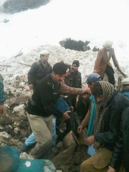 Rescue operations are ongoing in Chitral. ─ DawnNews
