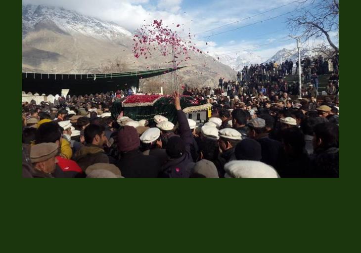 Ismaili Muslim Scholar, Father of Burushaski language, Allamah Nasir Hunzai laid to rest in his hometown of Hyderabad, Hunza