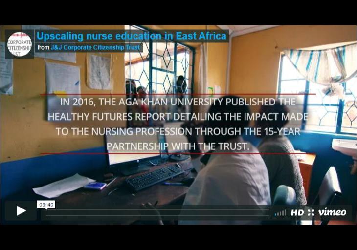 Aga Khan Development Network's partnership with Johnson & Johnson Corporate Citizenship Trust