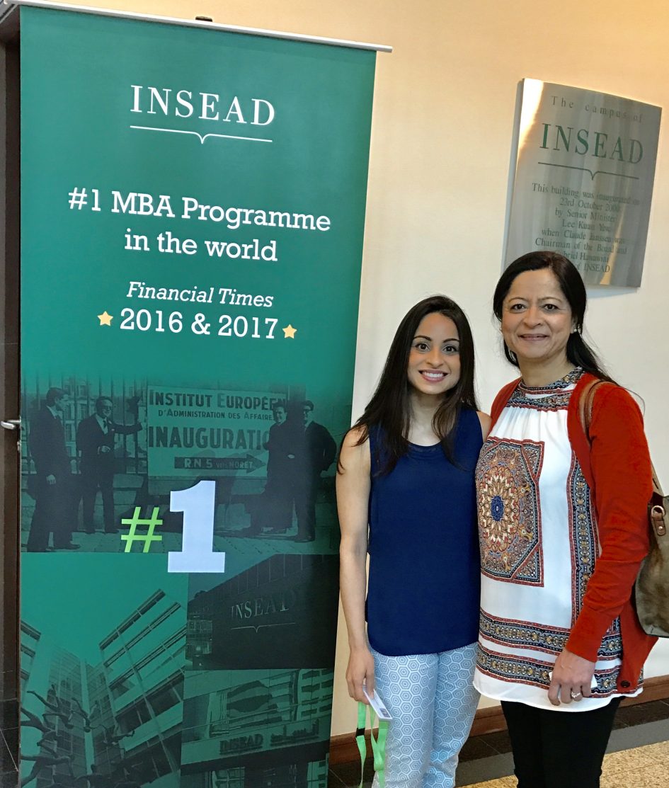 Sabrina Lakhani: The overwhelming joy of welcoming my mom to INSEAD
