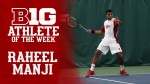 Raheel Manji Wins Big Ten Athlete of the Week for Men's Tennis