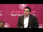 President Ismaili Council (India) Ashish Merchant speaks to the students of Aligarh University