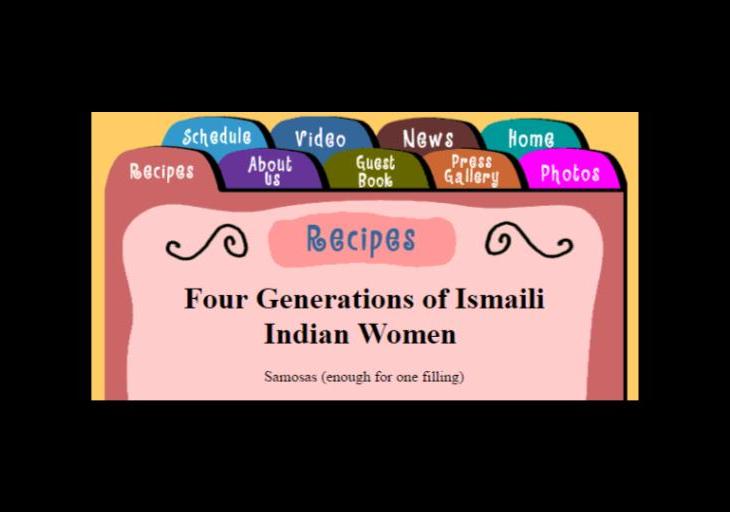Samosa recipe from 'Four Generations of Ismaili Women' as featured on Loving Spoonfuls - The Grandmother Cooking Show, Winnipeg